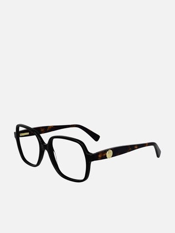 Longchamp - Gafas de sol en negro: frente