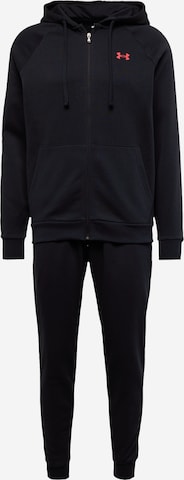 UNDER ARMOUR Tracksuit 'Rival' in Black: front