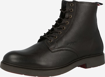 TOMMY HILFIGER Lace-Up Boots in Brown: front