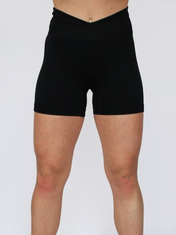 Impulse Fitwear Skinny Sports trousers 'Elevate' in Black