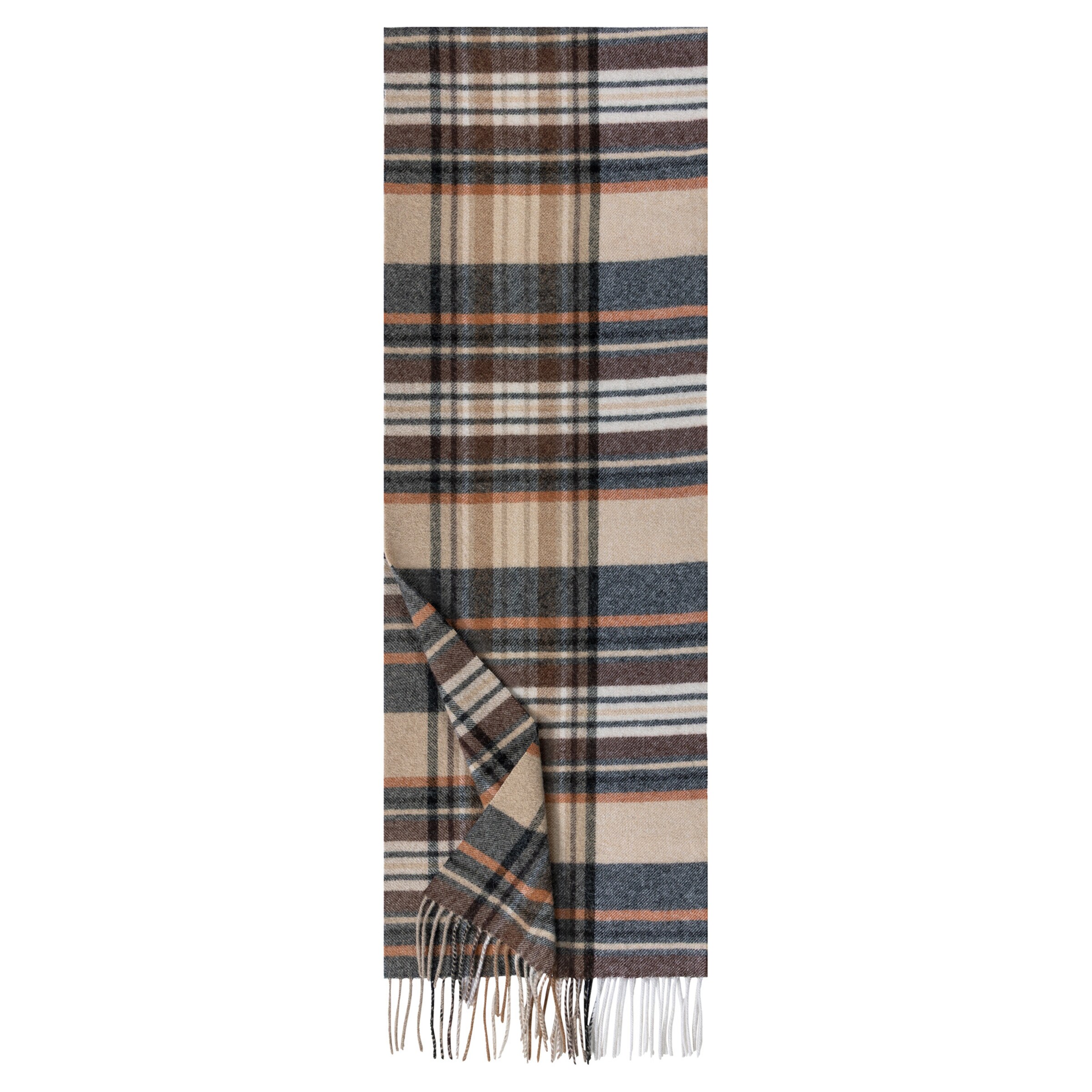 Sciarpa 'SCOTTISH TARTAN DAMEN' di Roeckl in colori misti: frontale