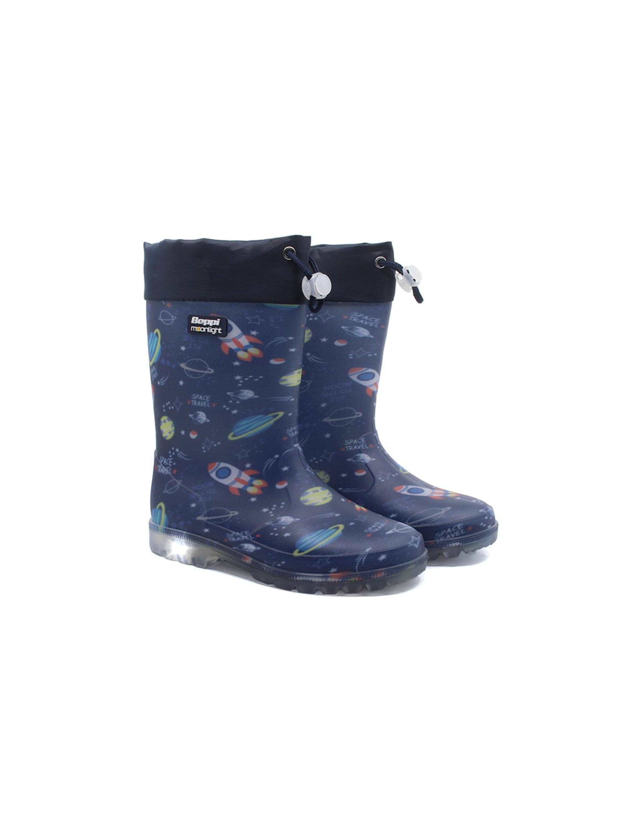 Bottes en caoutchouc Beppi en bleu