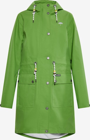 Schmuddelwedda Toiminnallinen pitkä takki värissä vihreä: edessä