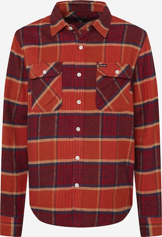 Brixton Regular fit Button Up Shirt 'BOWERY' in Red: front