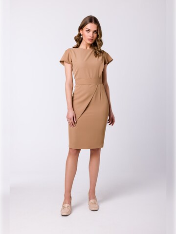 Stylove Kleid in Beige: Vorderseite