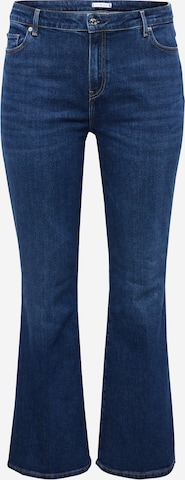 Tommy Hilfiger Curve Bootcut Jeans in Blauw: voorkant