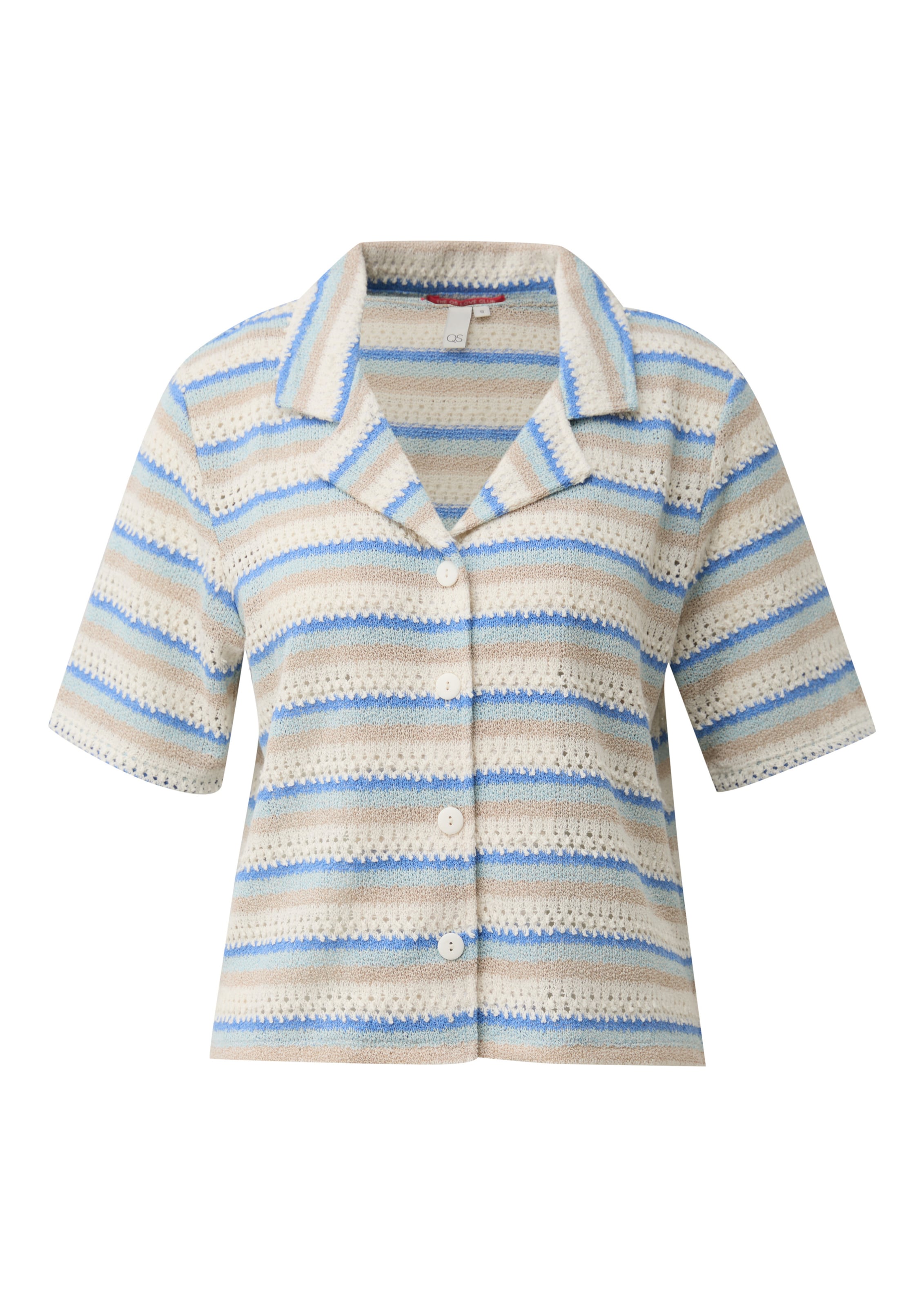 Cardigan QS en bleu : devant