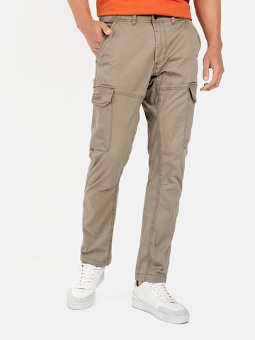 CAMEL ACTIVE Tapered Cargo Pants in Brown: front