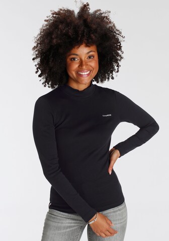 KangaROOS Shirt in Schwarz