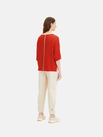 TOM TAILOR Pullover in Rot