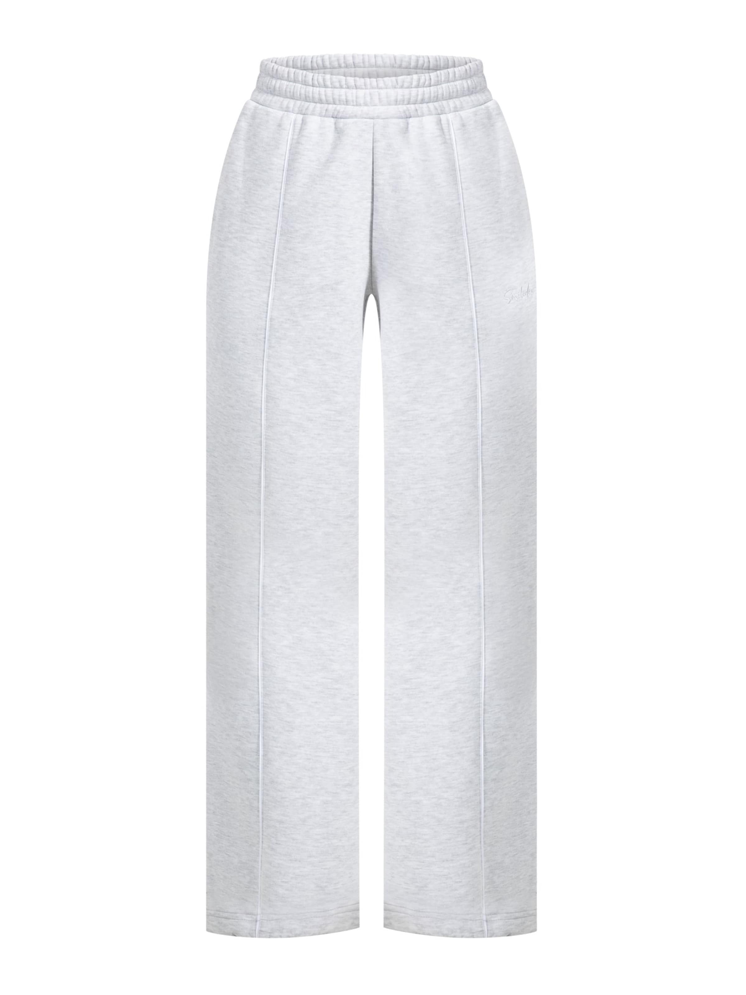 Smilodox Loosefit Jogginghose ' Siara ' in Grau: Vorderseite