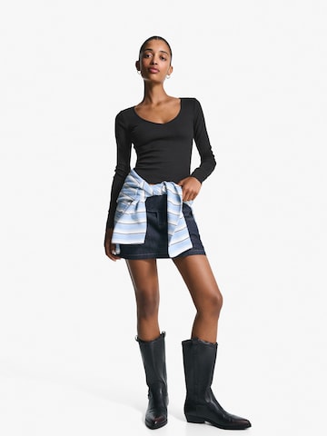 T-shirt Bershka en noir