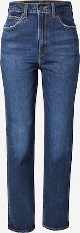 LEVI'S ® Jeans '70s High Slim Straight' i blå: framsida