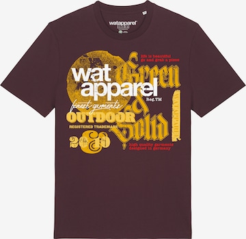 Maglietta di Watapparel in rosso: frontale