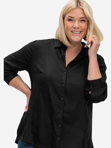 SHEEGO Bluse in Schwarz