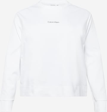 Calvin Klein Curve Mikina – bílá: přední strana