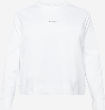 Calvin Klein Curve Sweatshirt i vit: framsida