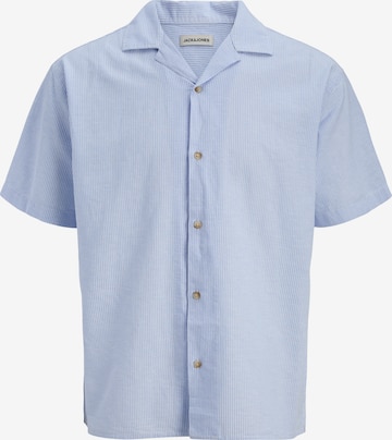 JACK & JONES Классический крой Рубашка 'JWHSUMMER' в Синий: спереди
