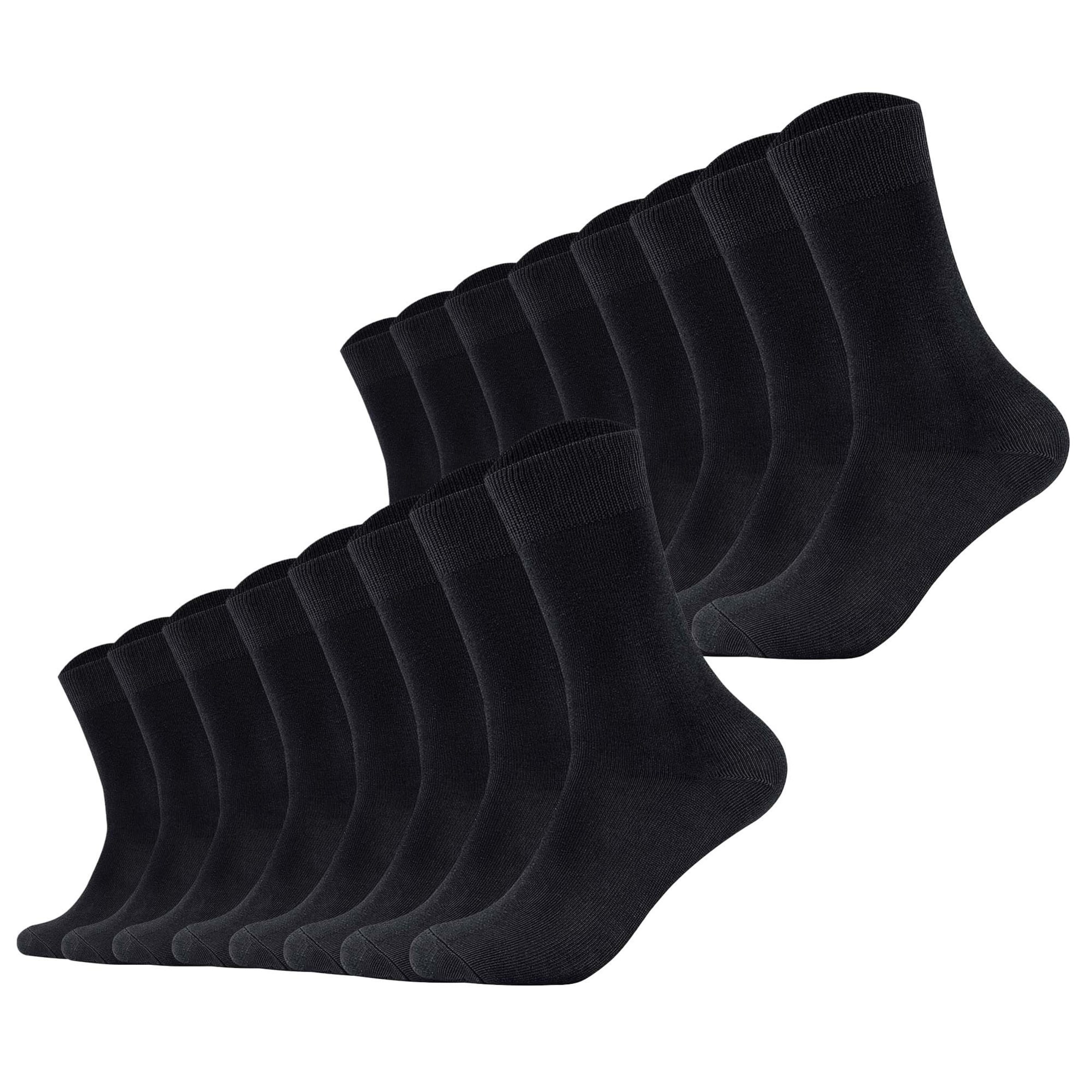 Calzino di s.Oliver in nero: frontale