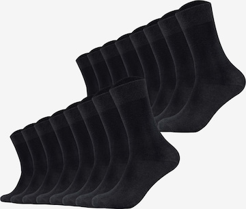 Calzino di s.Oliver in nero: frontale