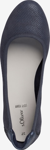 s.Oliver Ballet Flats in Blue