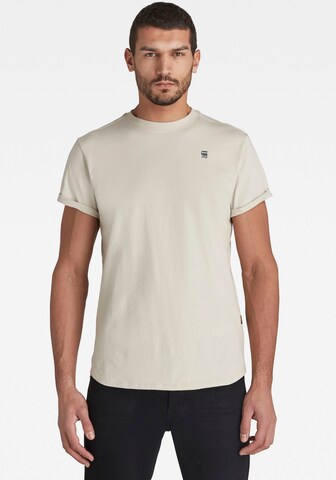 T-Shirt G-STAR en beige : devant