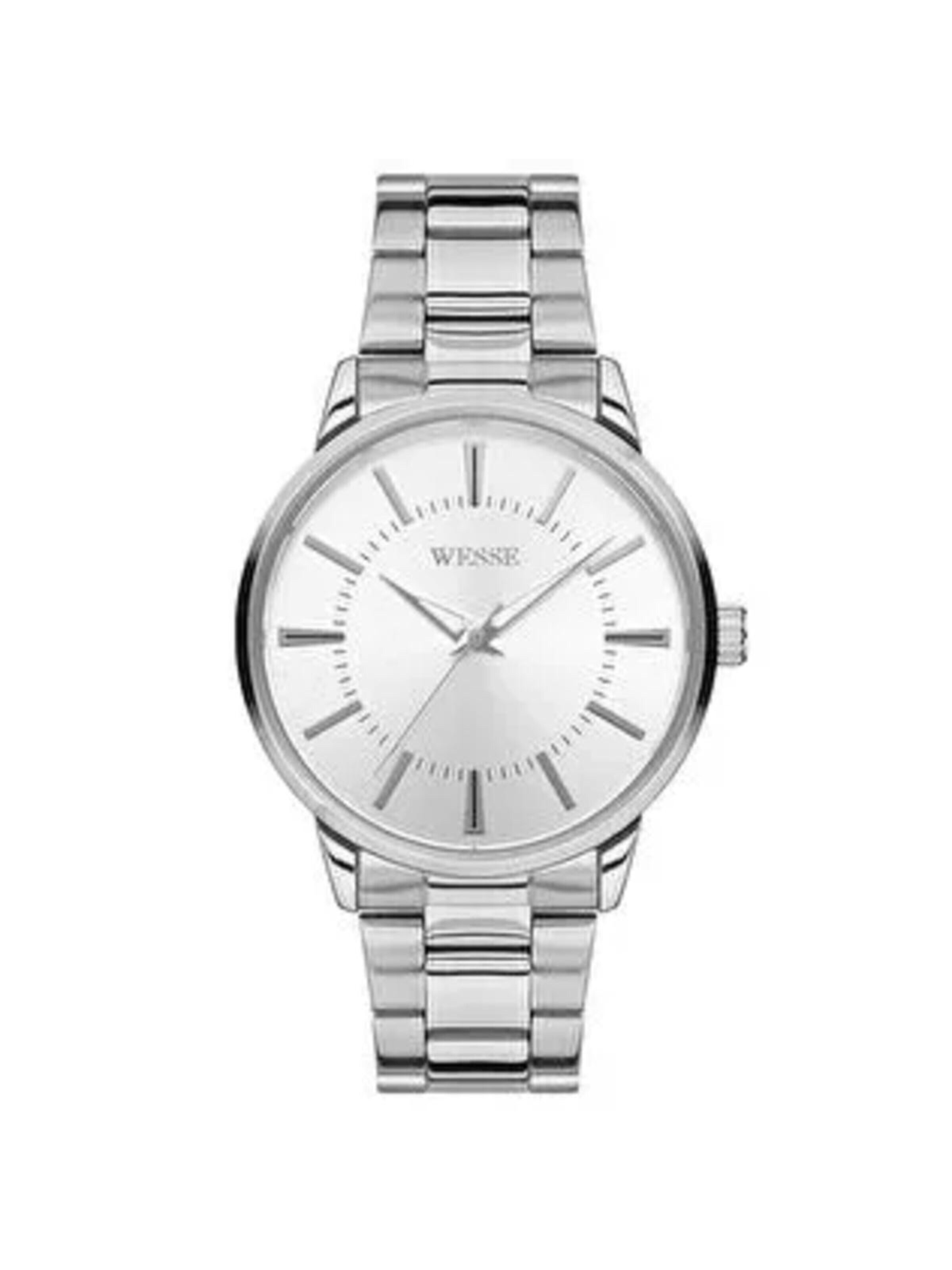 WESSE Analog watch 'WESSE Men Watch WWG203801' in Silver: front