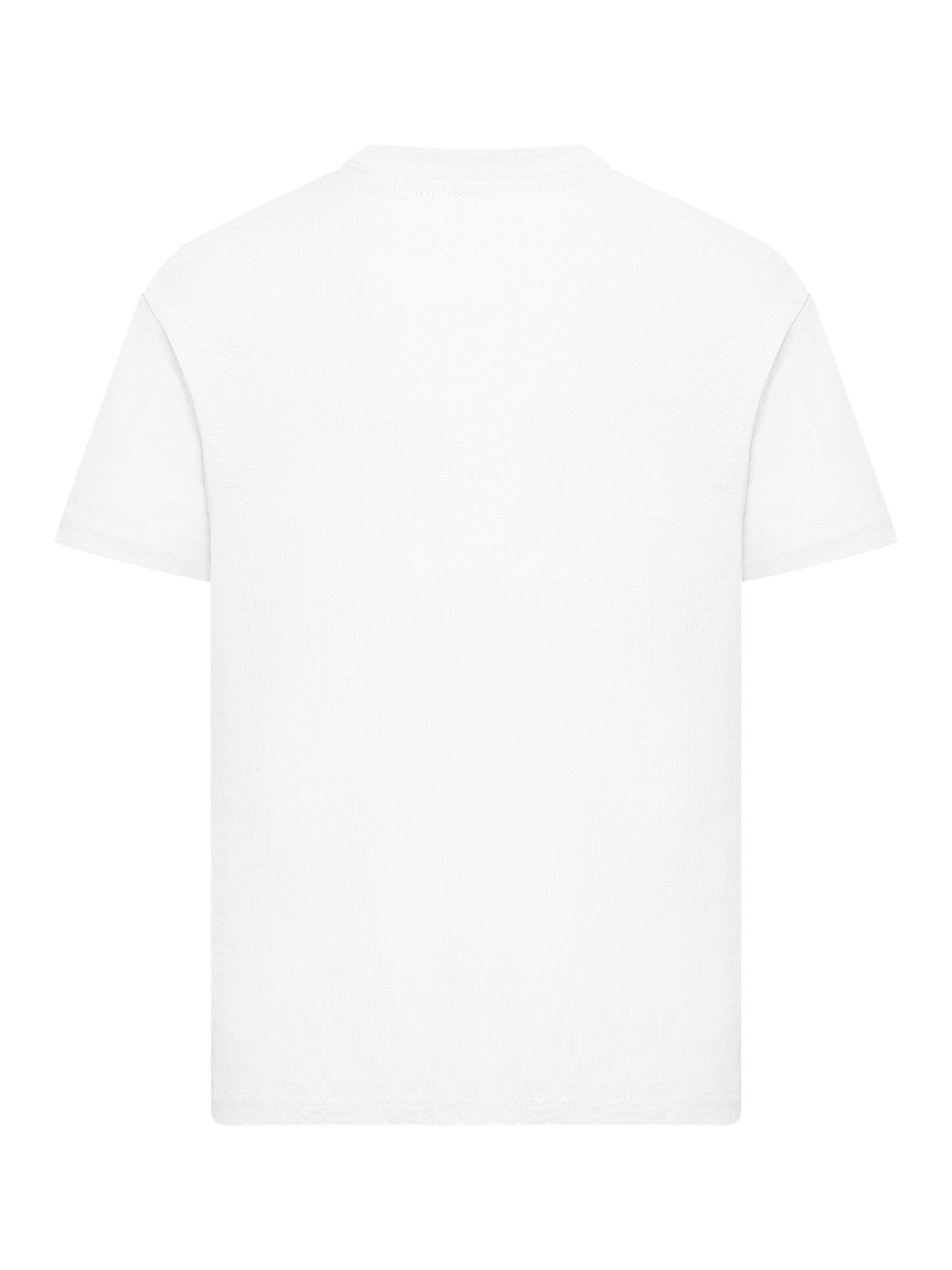 T-Shirt 'Alien Kopf' F4NT4STIC en blanc