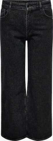 juoda ONLY Carmakoma Plačios klešnės Džinsai 'CARJUICY': priekis