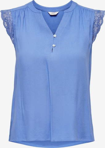 ONLY - Blusa 'NINA' en azul: frente