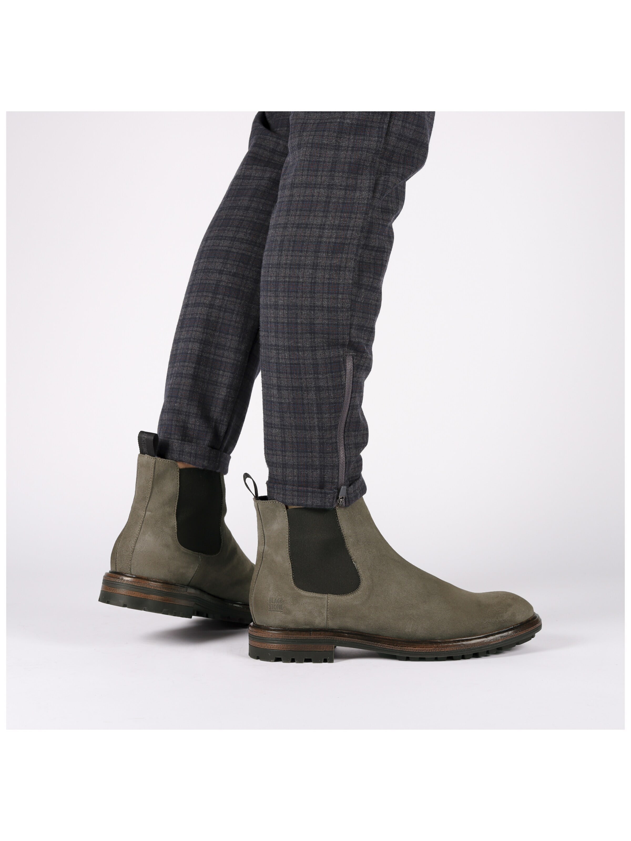 BLACKSTONE Chelsea boots 'GREG' in Grey