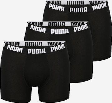 PUMA - Boxers em preto: frente