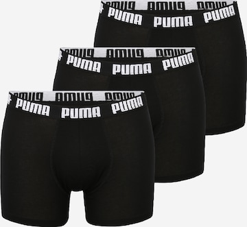 PUMA Boxerky – černá: přední strana