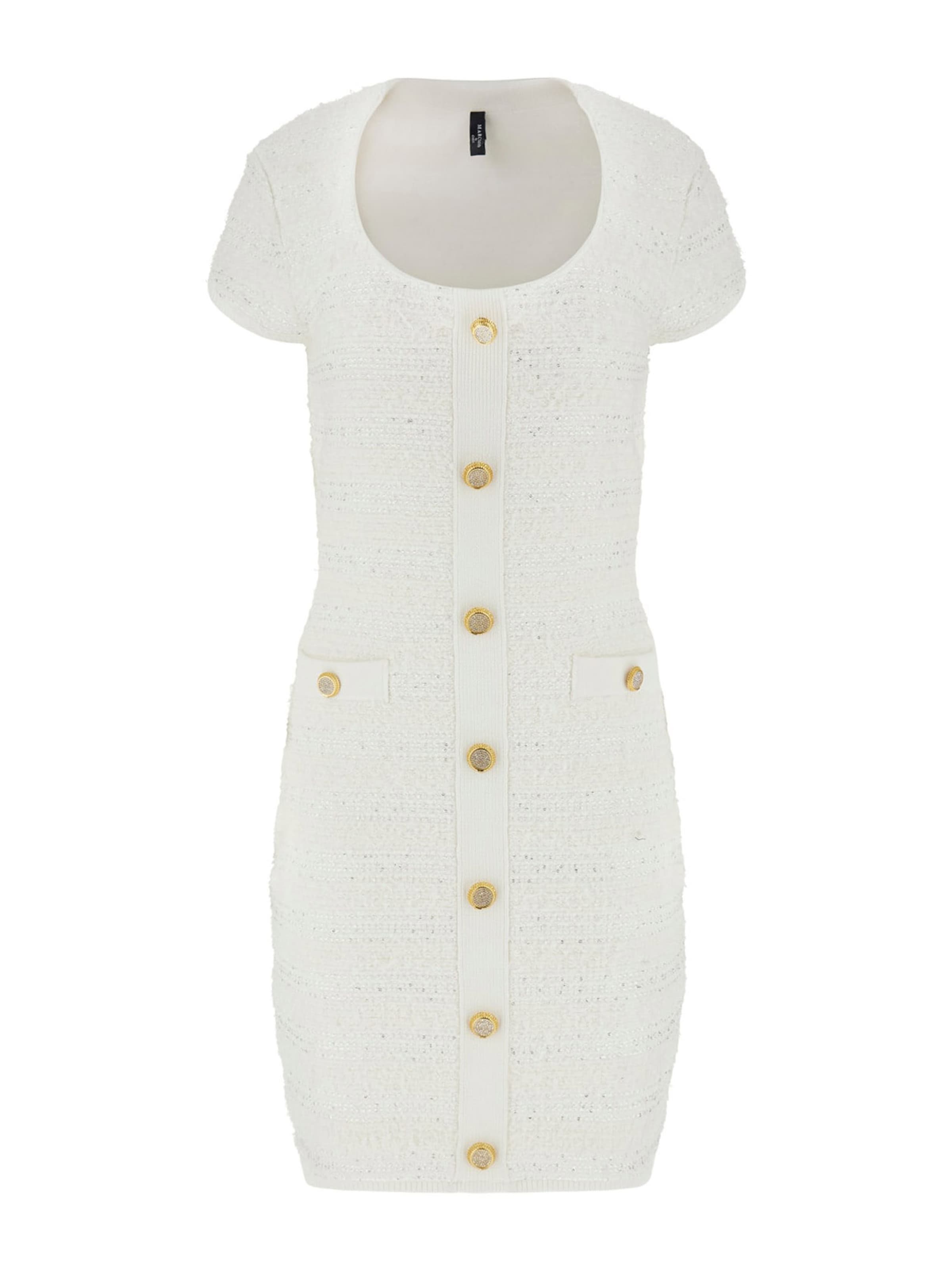 Robes en maille 'CLARA' GUESS by Marciano en blanc : devant