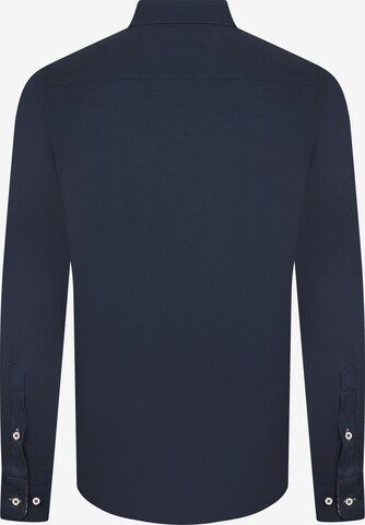 DENIM CULTURE Regular fit Button Up Shirt 'Duncan' in Blue