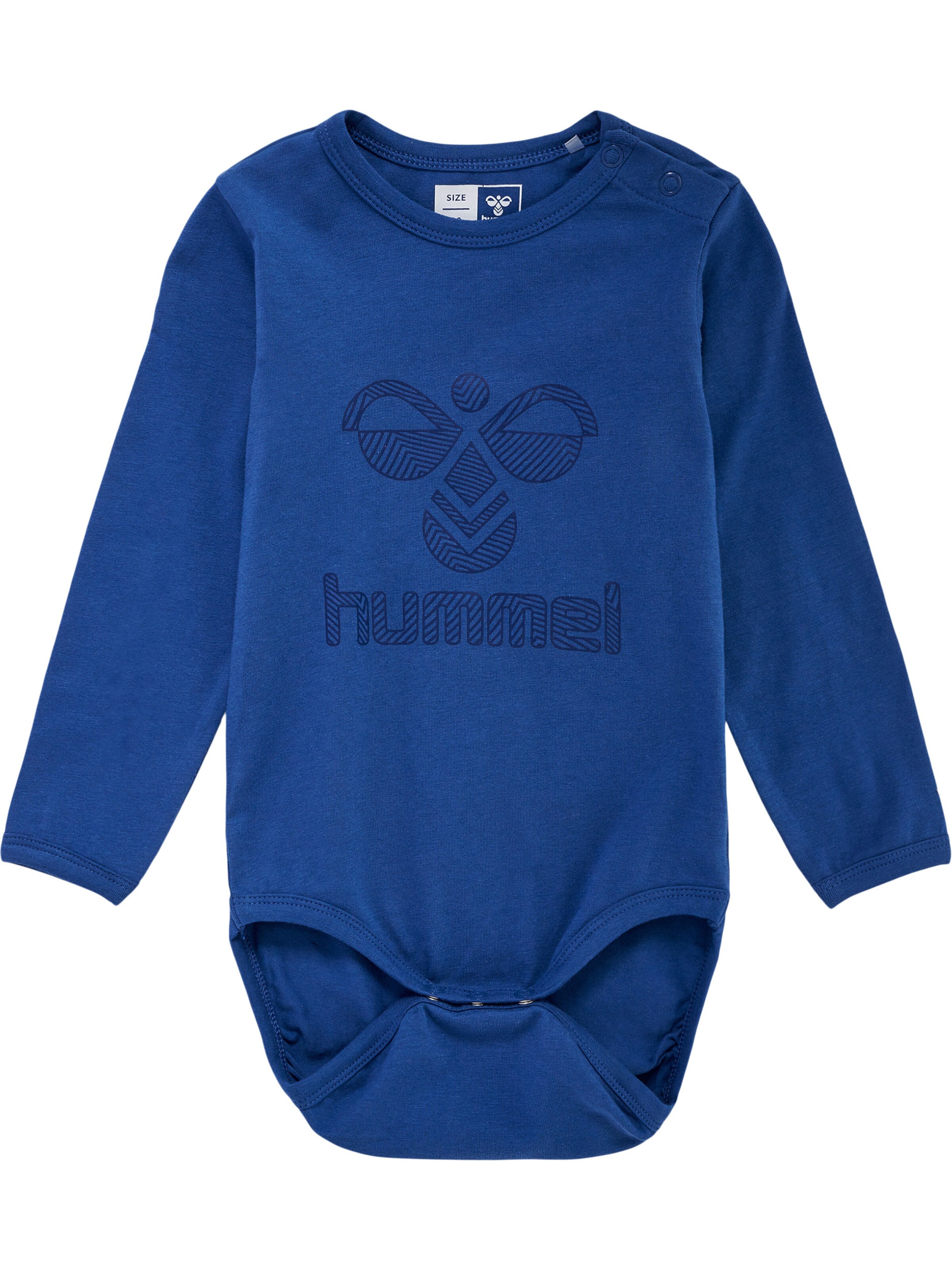 Hummel Sparkedragt/Body i blå: forside