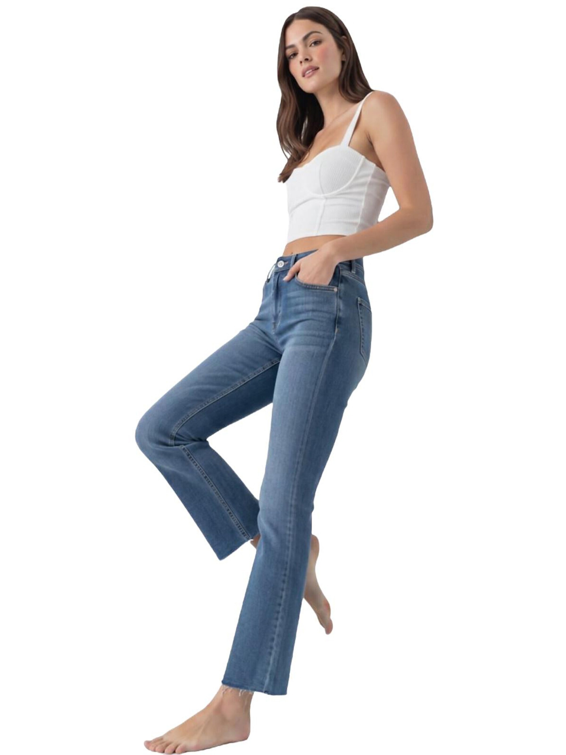 LTB Jeans - Pierna ancha Vaquero 'Lissy' en azul