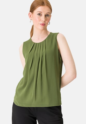 Camicia da donna di zero in verde: frontale