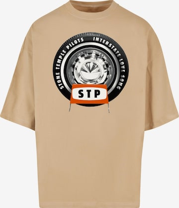 Maglietta 'Stone Temple Pilots' di Merchcode in beige: frontale