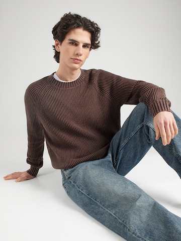 Pull-over HOLLISTER en marron : devant