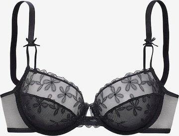 Invisible Soutien-gorge LASCANA en noir : devant