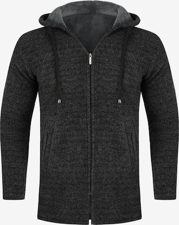 Youthup Strickjacke in Grau: Vorderseite