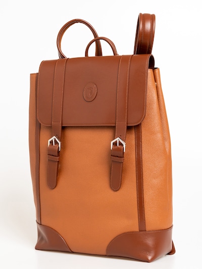 Trussardi Rugzak in de kleur Cognac / Mandarijn, Productweergave