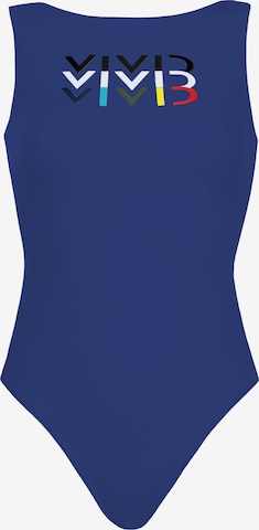 VIVID Bustier Uimapuku värissä sininen: etupuoli