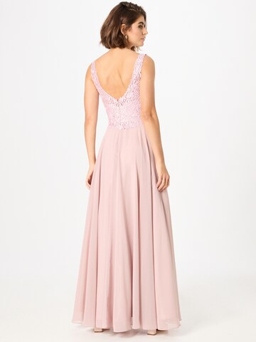 mascara Evening Dress in Pink