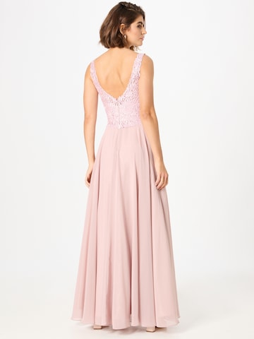 mascara Evening Dress in Pink