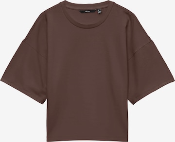 VERO MODA Tricot 'Kiara' in Bruin: voorkant