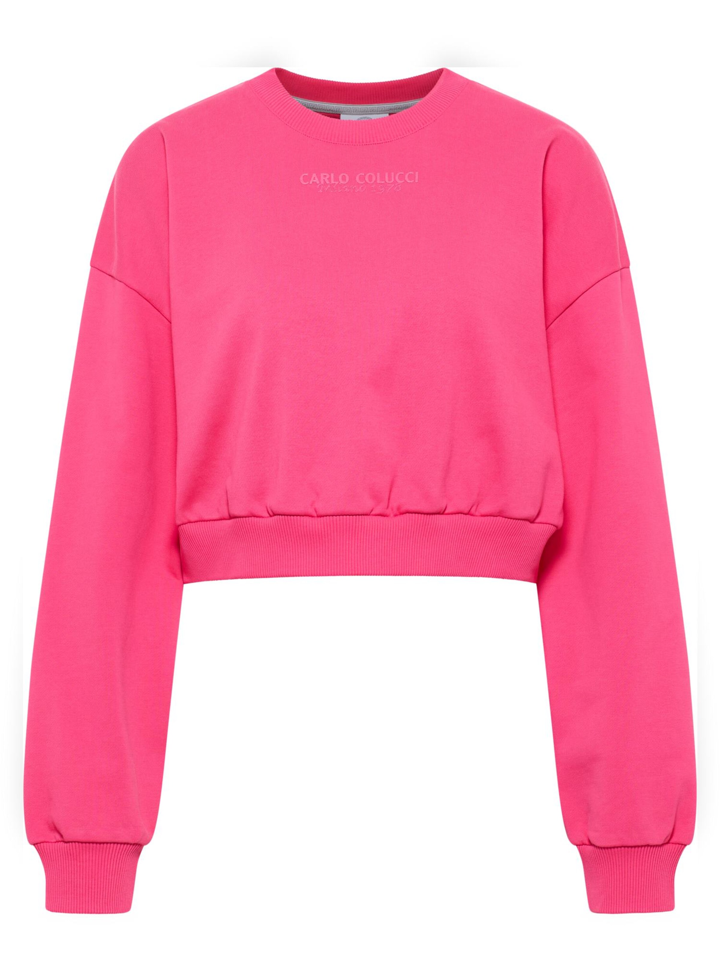 Carlo Colucci Sweatshirt 'Durante' in Pink: Vorderseite