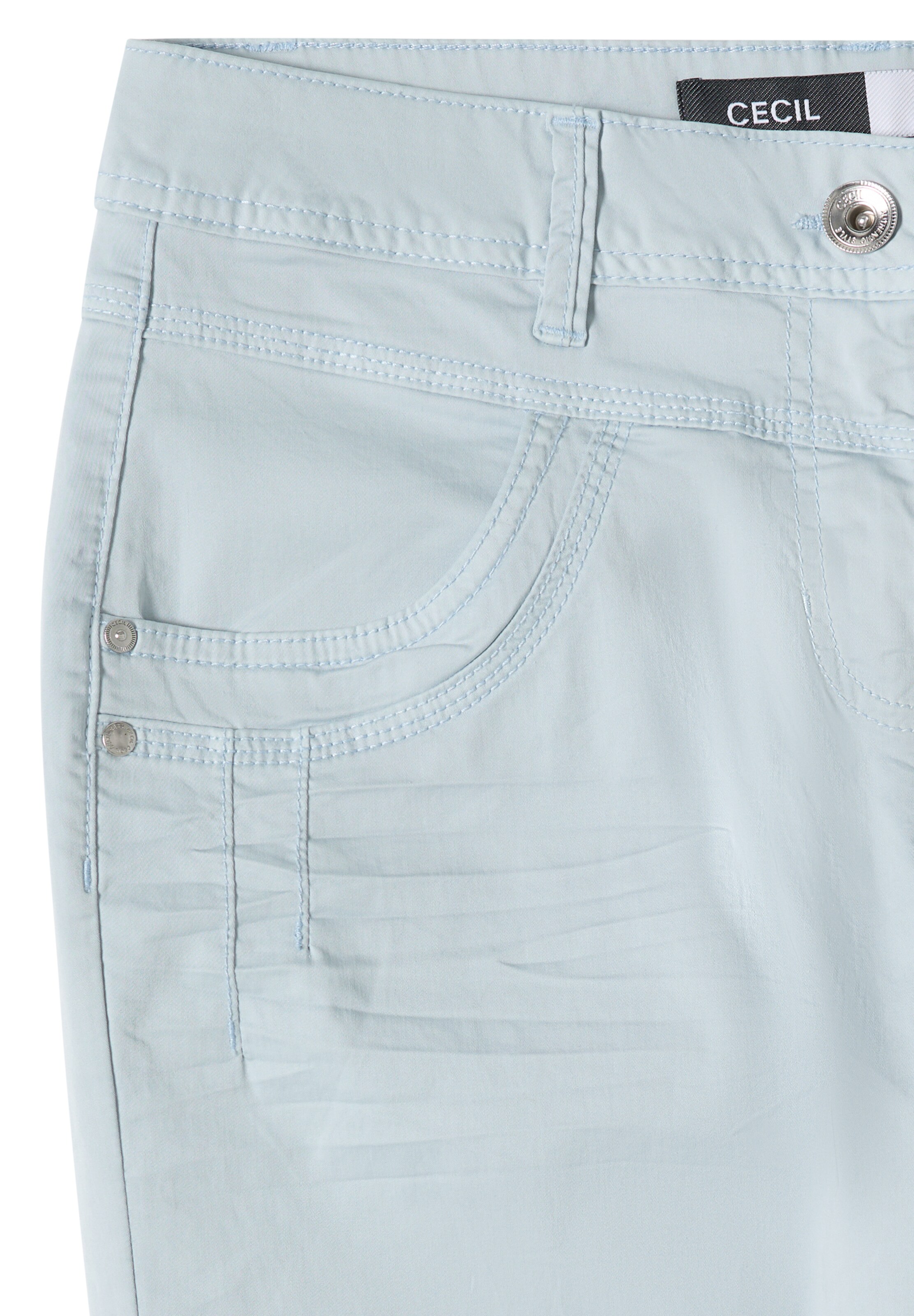 CECIL Loose fit Pants 'Neele' in Blue