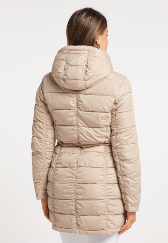 faina Between-Seasons Coat in Beige